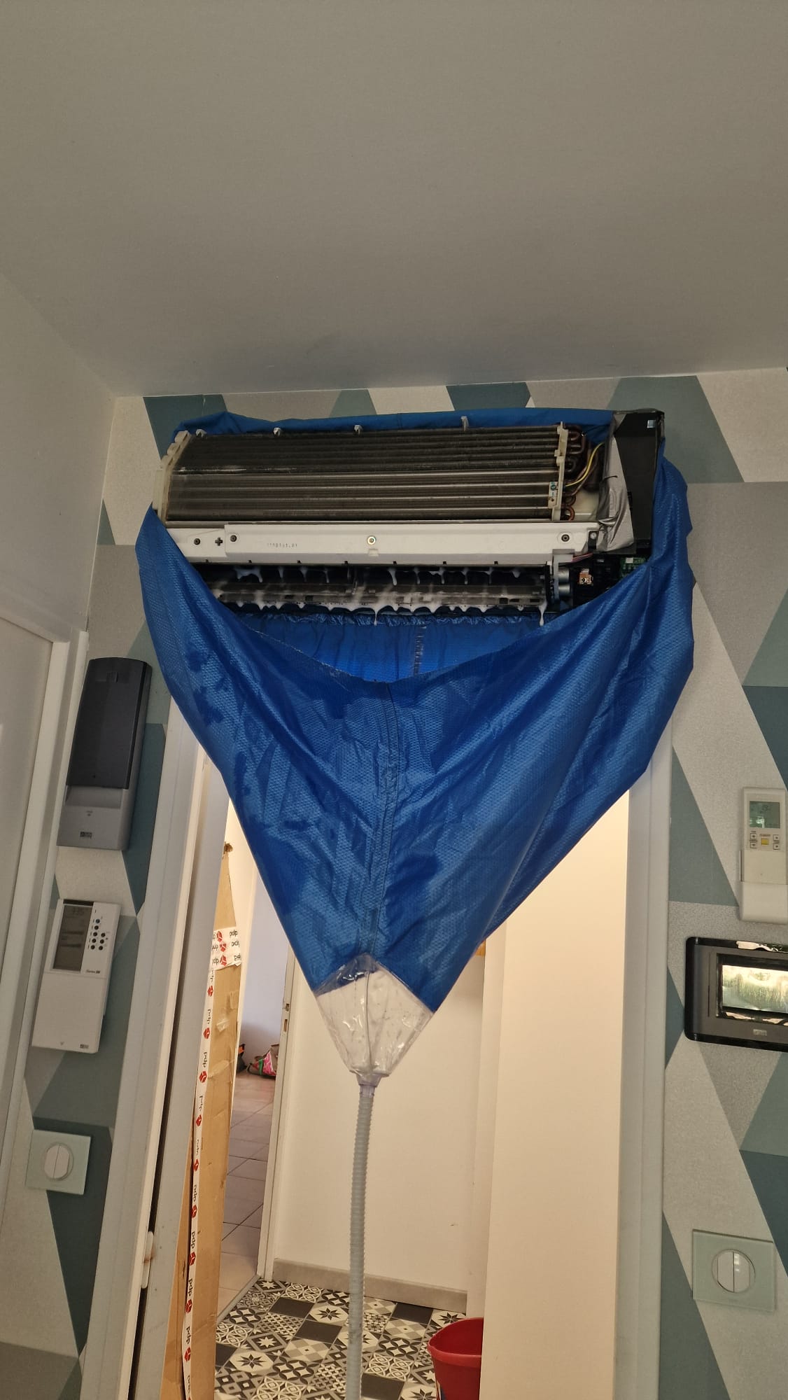 Nettoyage et entretien d'une unité intérieure de climatisation
